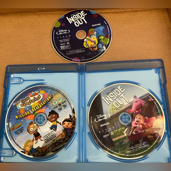 Inside out blu-ray DVD and features collection - Picture 2 of 2